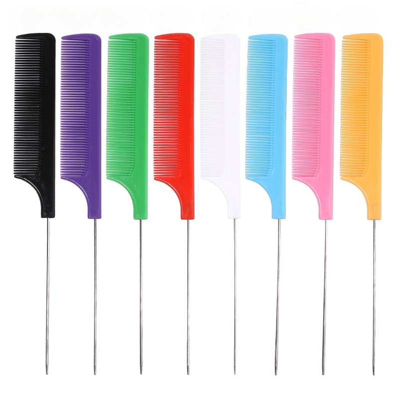 Comb Fine Tooth - 4/8pcs Stainless Steel Pointed Tail Fine