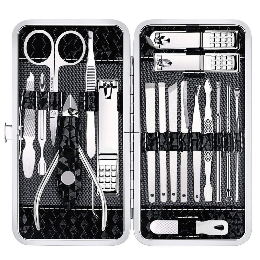 Men'S Grooming Fingernails - Nail Care Kit with Travel Case