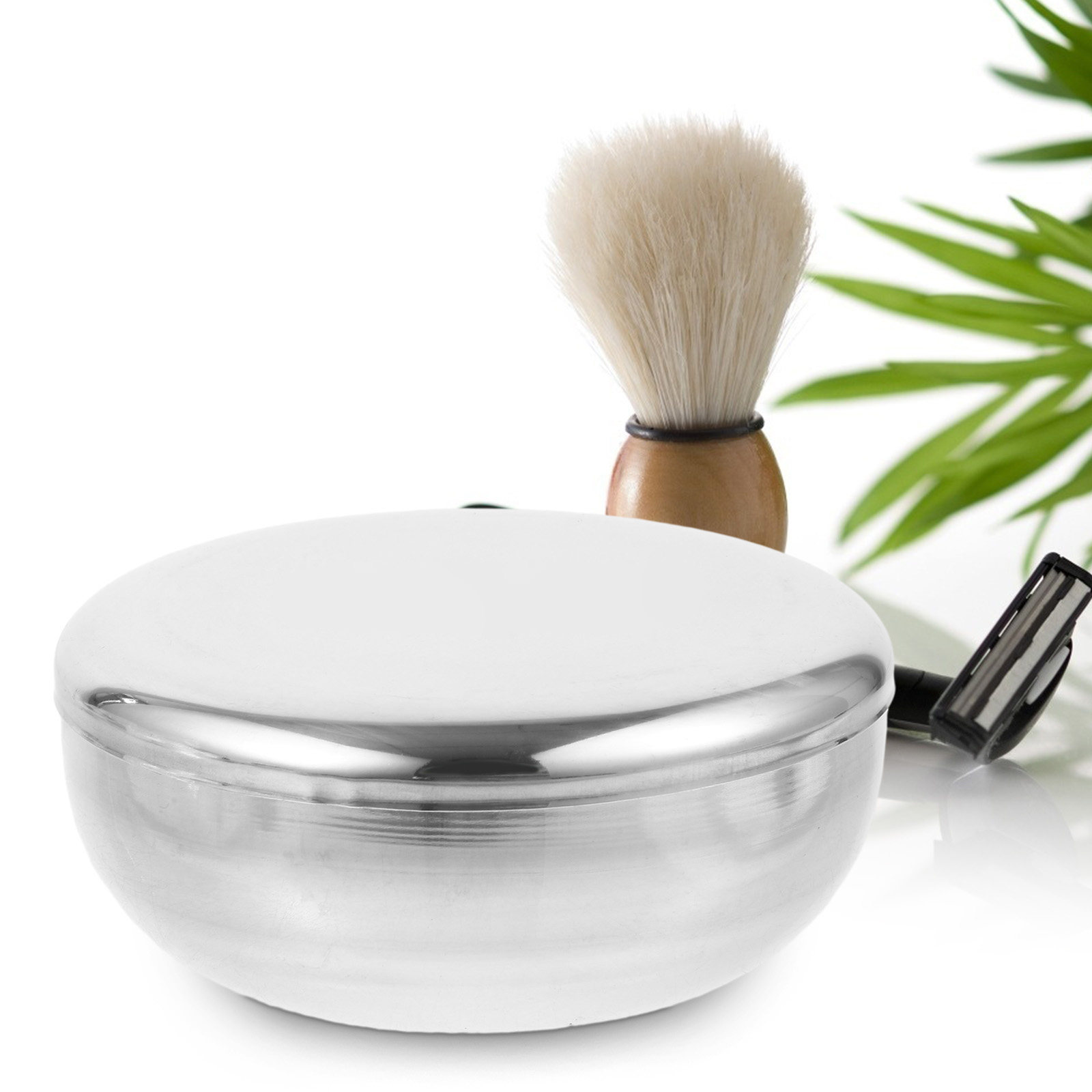 Shaving Bowl Soap - Men Shaving Bowl Stainless Steel Portable