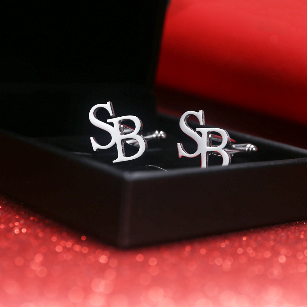 Tangula Custom Initials Cuffli - огляд і ціна Men'S Grooming For Wedding