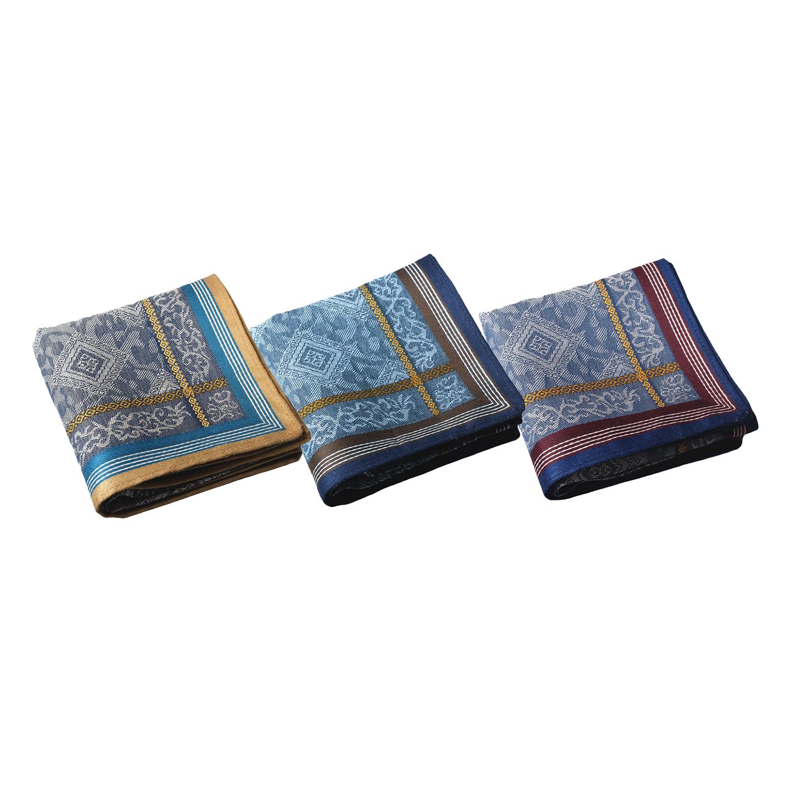 3Pcs Pocket Square Hankies Jac - огляд і ціна Men'S Grooming For Wedding