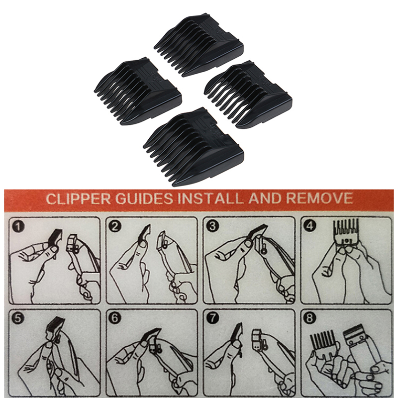 Hair Cutting Guide Comb 4Pcs S - огляд і ціна Men'S Grooming Guide