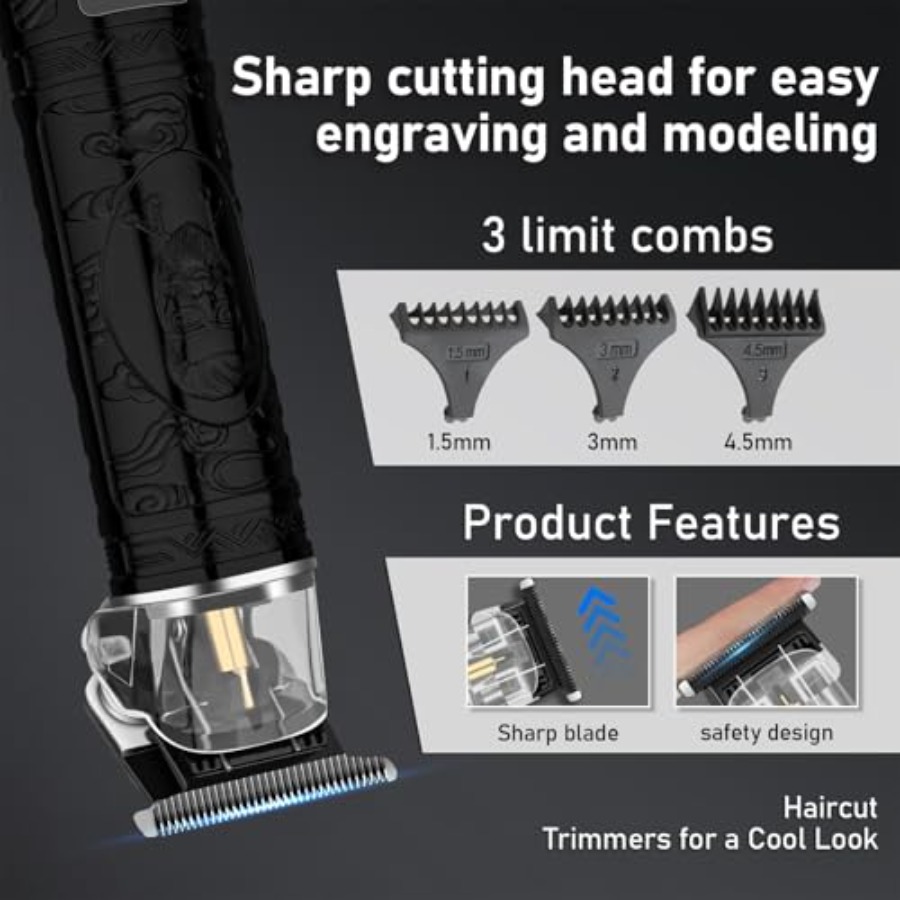 Professional Cordless Hair Cli - огляд і ціна Men'S Grooming Trimmer