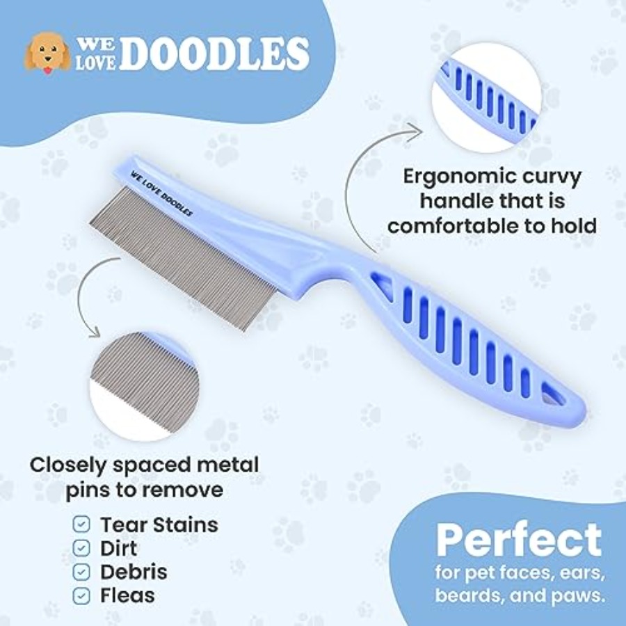 Dog Face Comb, Flea Comb for D - огляд і ціна Comb Fine Tooth