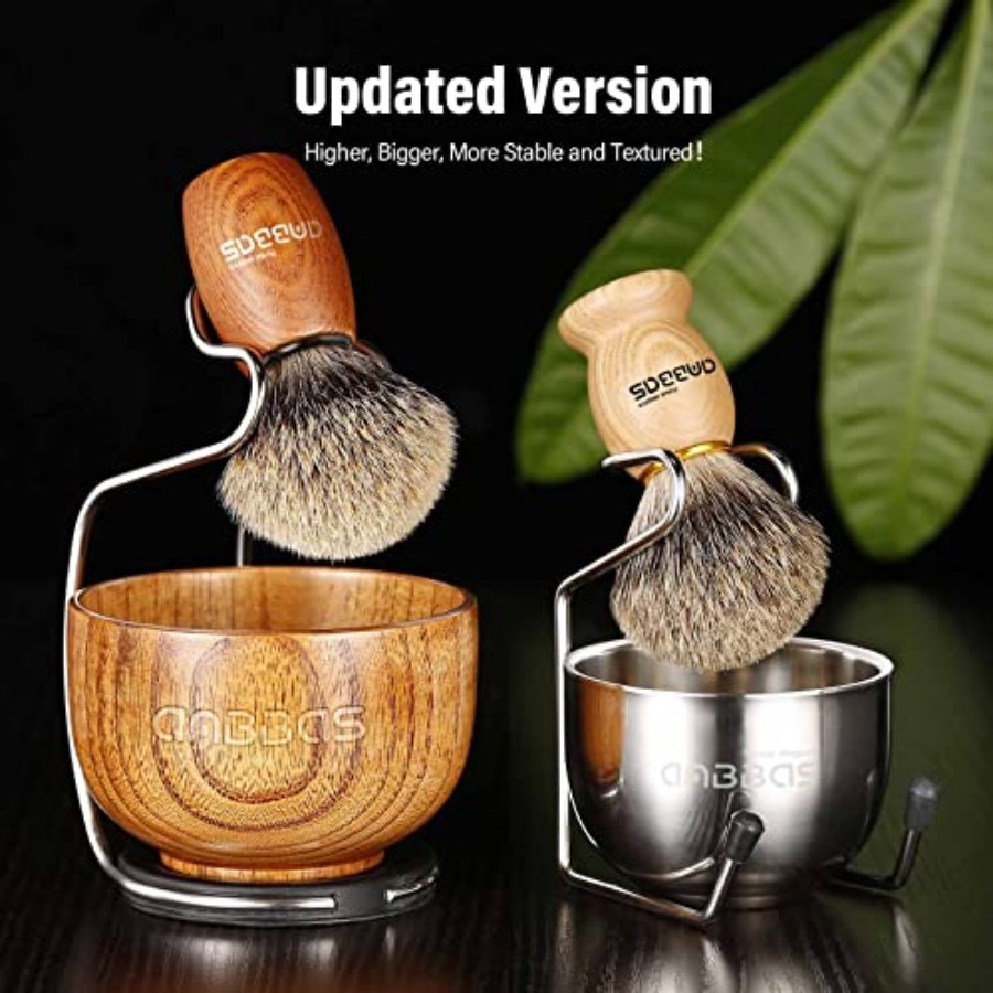 Badger Hair Shaving Brush with - огляд і ціна Shaving Bowl Soap
