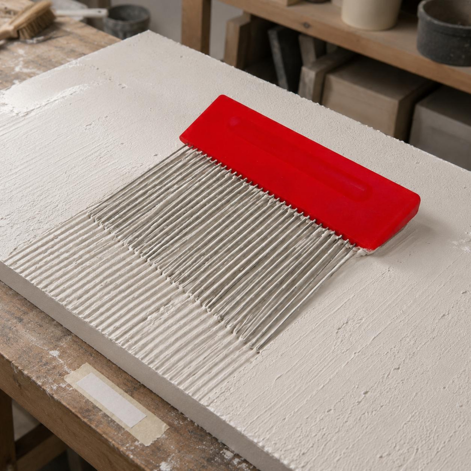 Toothed Plaster Comb Metal Tee - огляд і ціна Comb Fine Tooth