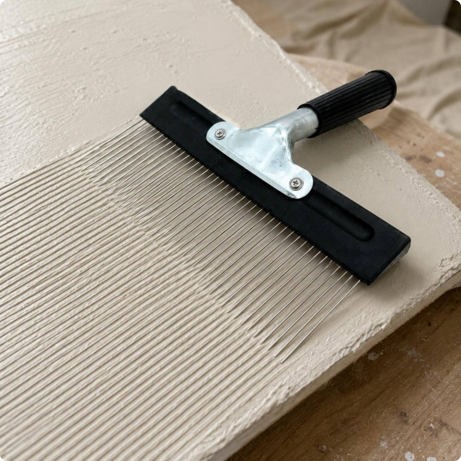 Toothed Plaster Comb Metal Tee - огляд і ціна Comb Fine Tooth