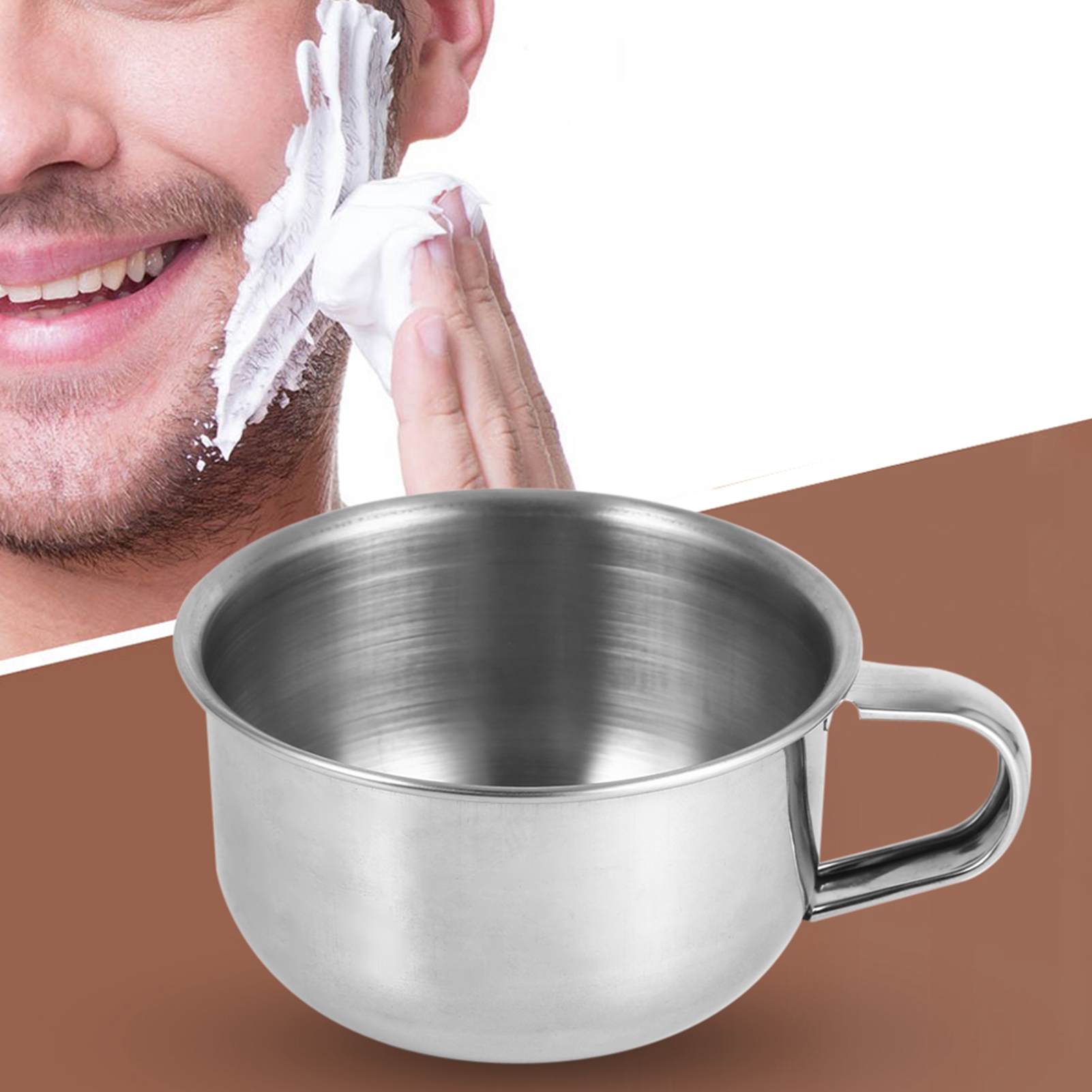 New Stainless Steel Metal Shav - огляд і ціна Shaving Bowl Soap