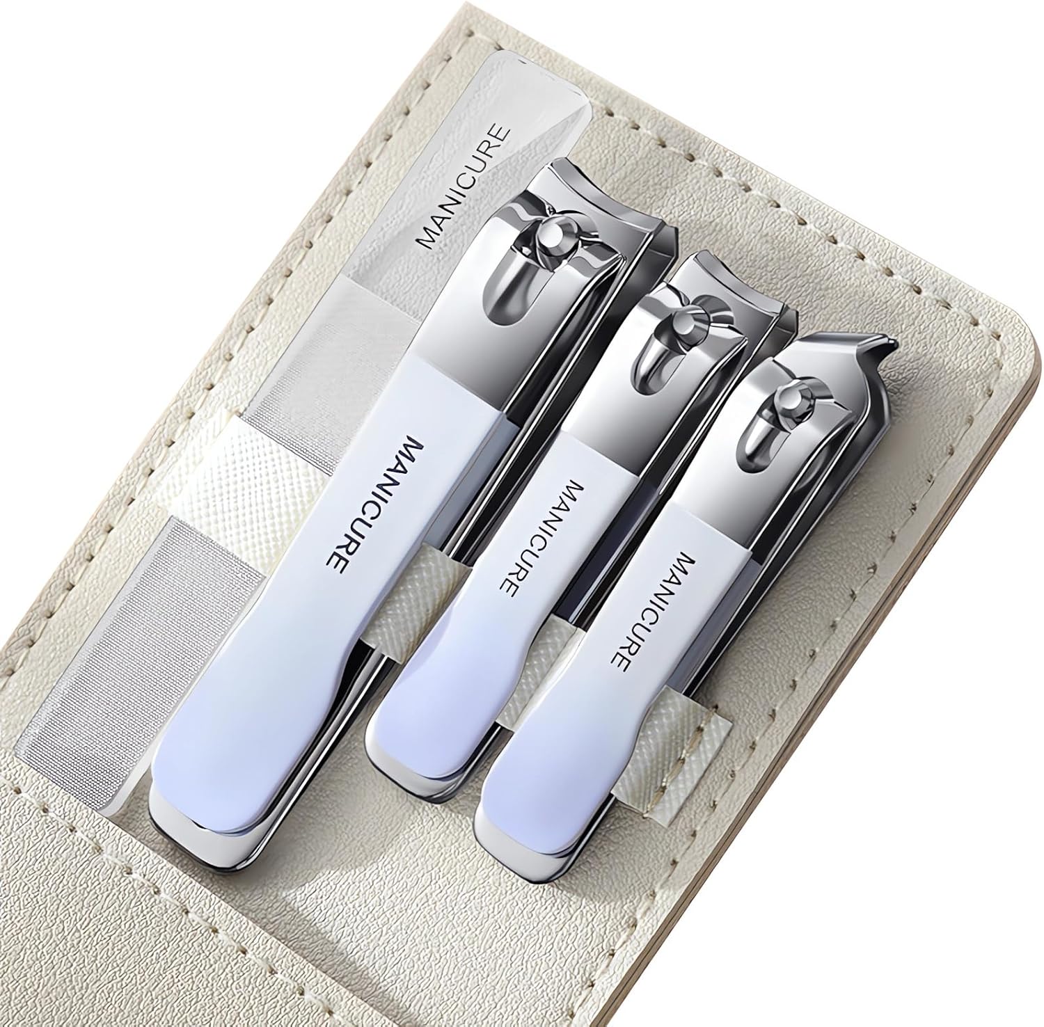 4 Pcs Manicure Set Stainless S - огляд і ціна Mens Grooming Travel Kit
