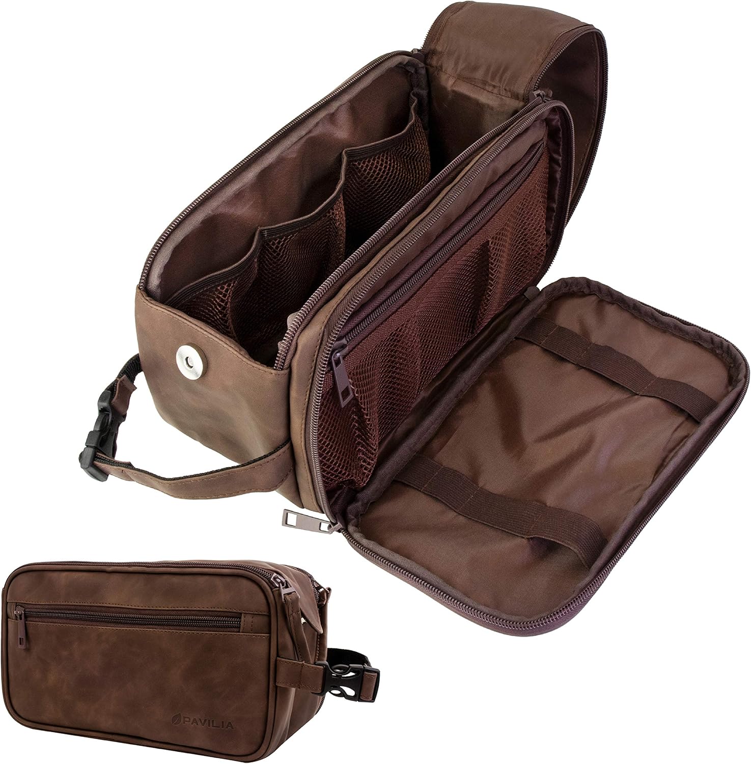 PAVILIA Toiletry Bag for Men,  - огляд і ціна Mens Grooming Travel Kit