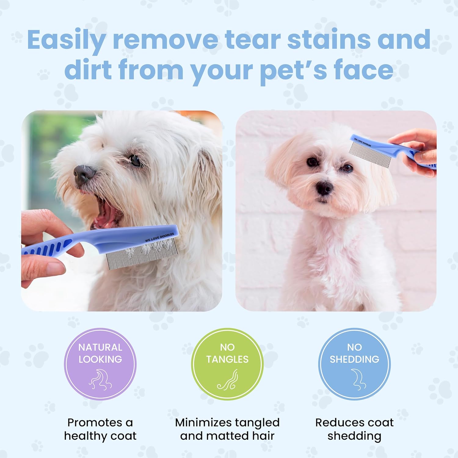 Dog Face Comb: Fine Tooth Tear - огляд і ціна Comb Fine Tooth