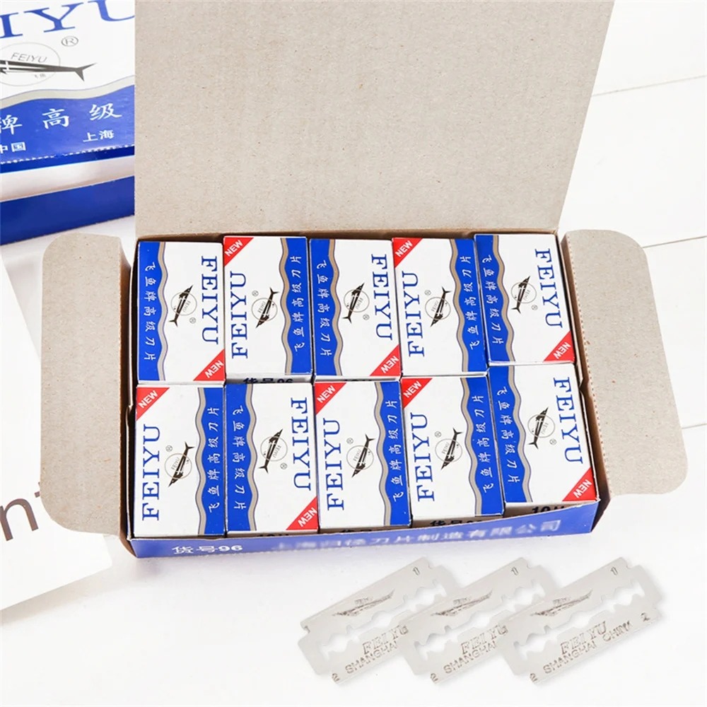 50pcs Stainless Steel Double E - огляд і ціна Mens Grooming Tools
