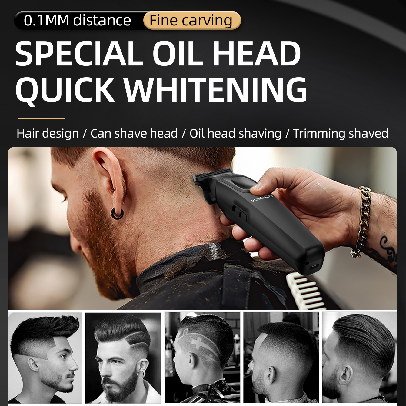 KiKiDo Electric Hair Clipper C - огляд і ціна Men'S Grooming Guide