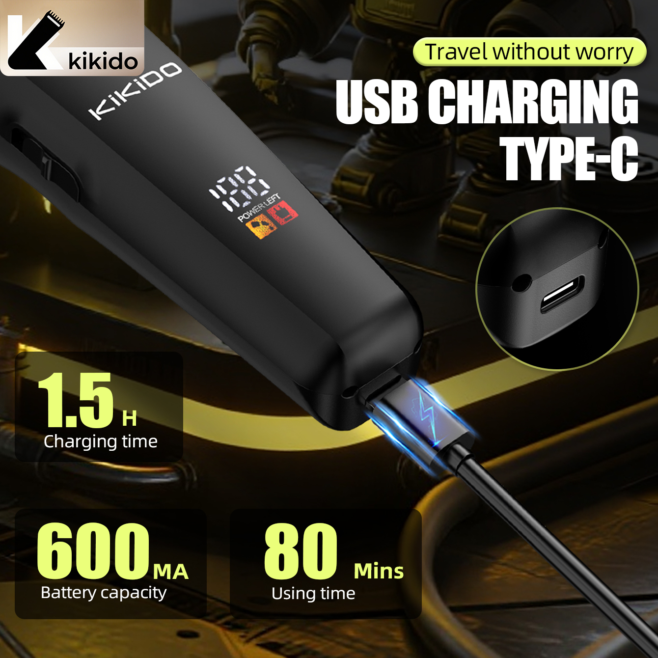 KiKiDo Electric Hair Clipper C - огляд і ціна Men'S Grooming Guide
