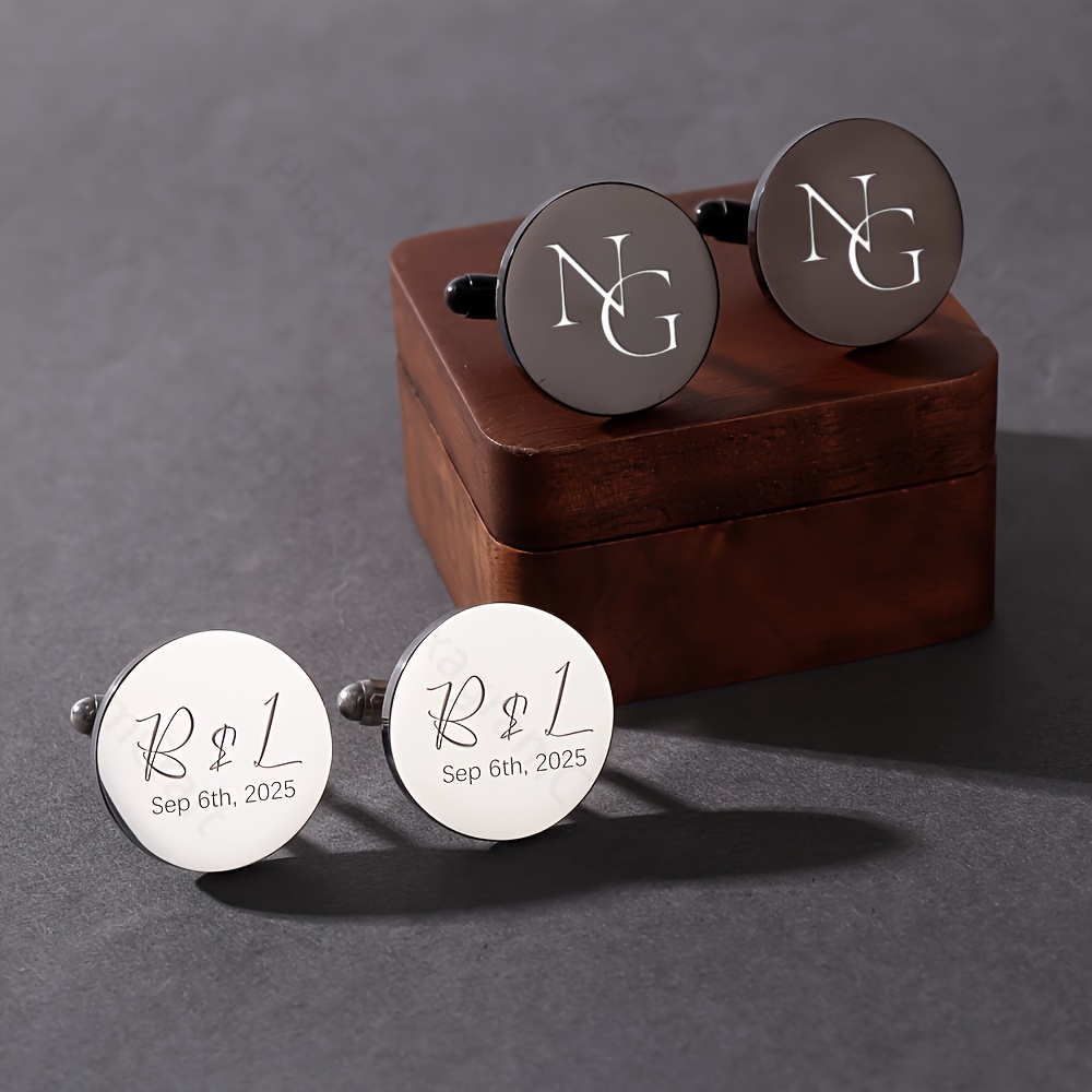 1pair Personalised Name Cuffli - огляд і ціна Men'S Grooming For Wedding