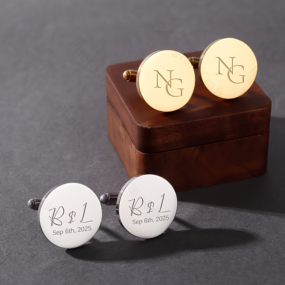 1pair Personalised Name Cuffli - огляд і ціна Men'S Grooming For Wedding