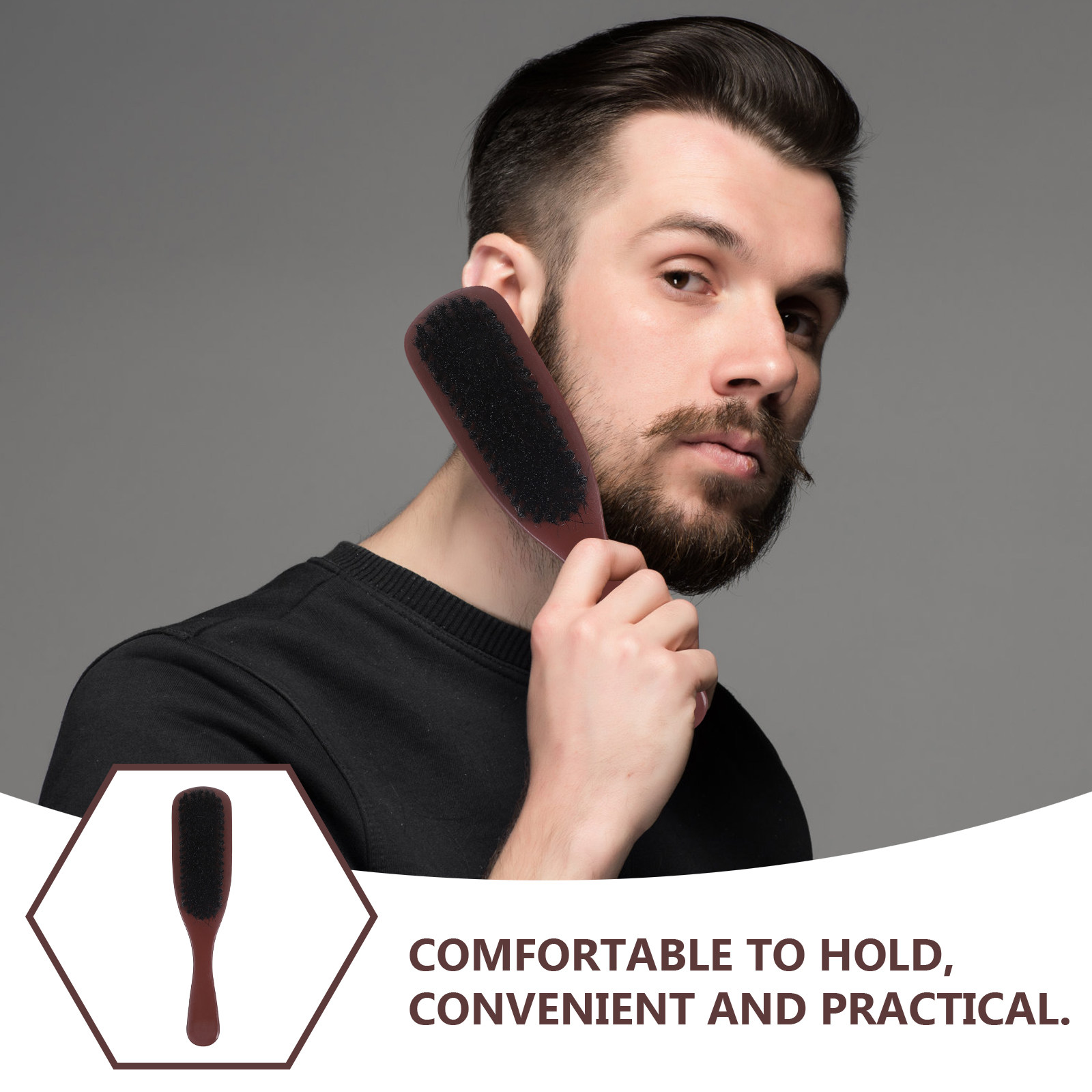 Bristle for Brush Curly Hair M - огляд і ціна Mens Grooming Tools