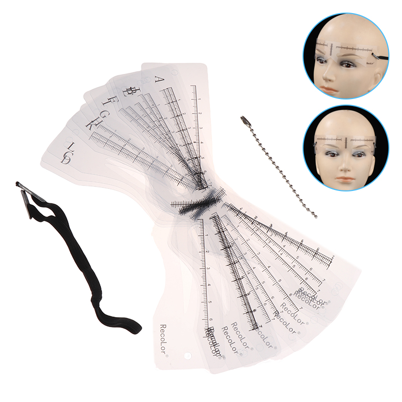 12Pcs Eyebrow Stencil Set Reus - огляд і ціна Men'S Grooming Guide