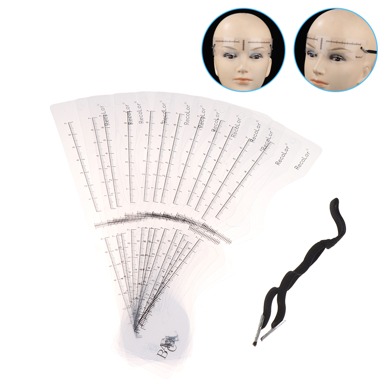 12Pcs Eyebrow Stencil Set Reus - огляд і ціна Men'S Grooming Guide
