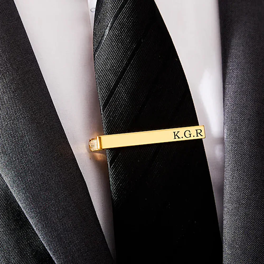 New Custom Carved Name Tie Cli - огляд і ціна Men'S Grooming For Wedding