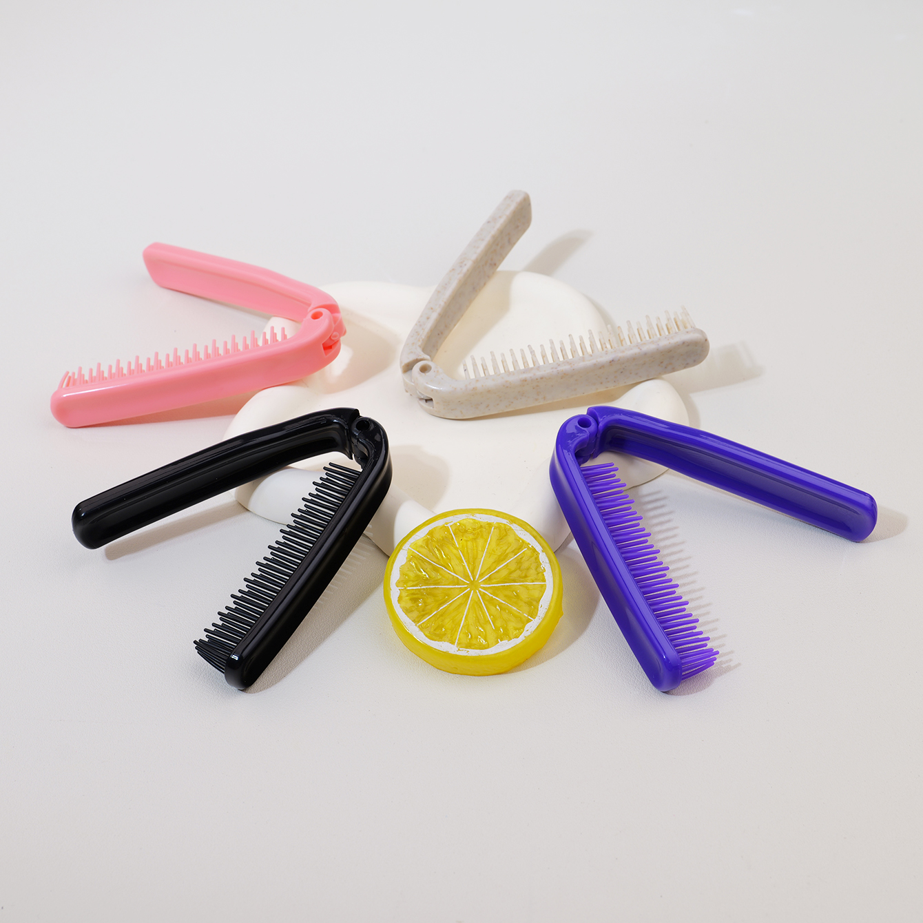 A foldable portable plastic co - огляд і ціна Comb Fine Tooth