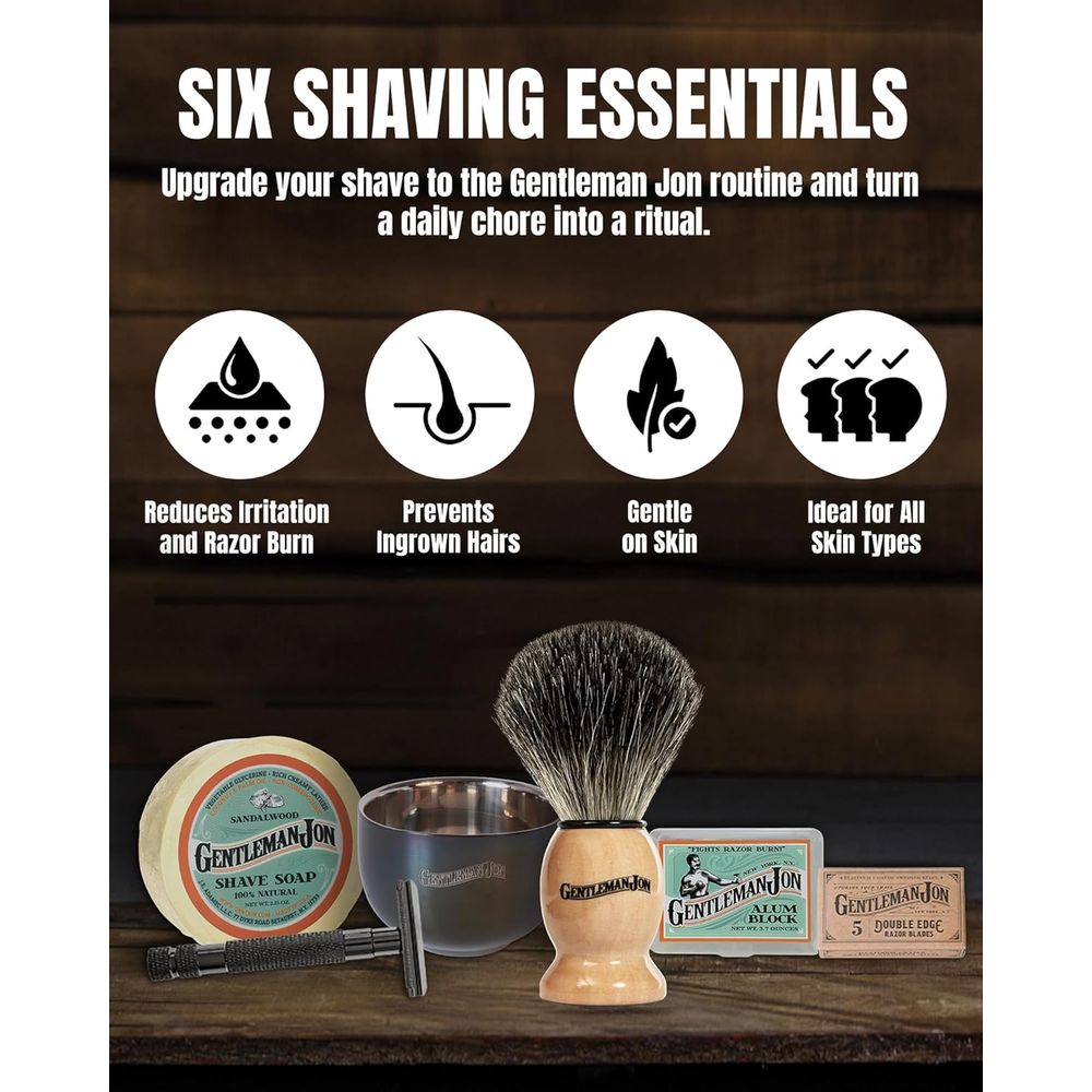 Classic Wet Shave Grooming Kit - огляд і ціна Shaving Bowl Soap