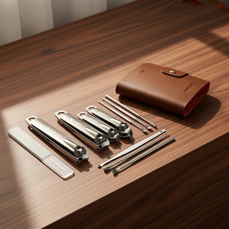 10 Pcs Manicure Pedicure Set P - огляд і ціна Mens Grooming Travel Kit