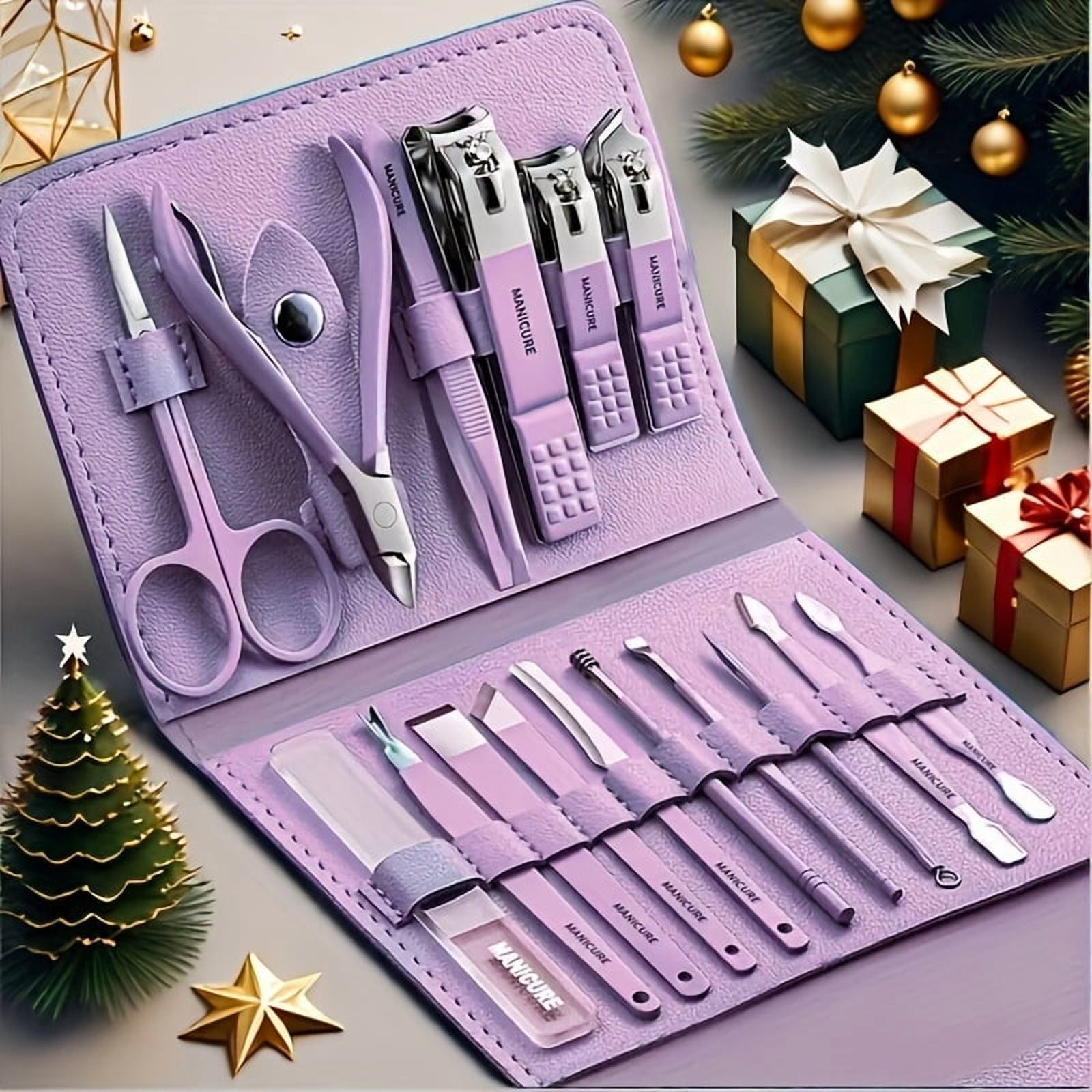 Manicure Set Professional Nail - огляд і ціна Mens Grooming Travel Kit