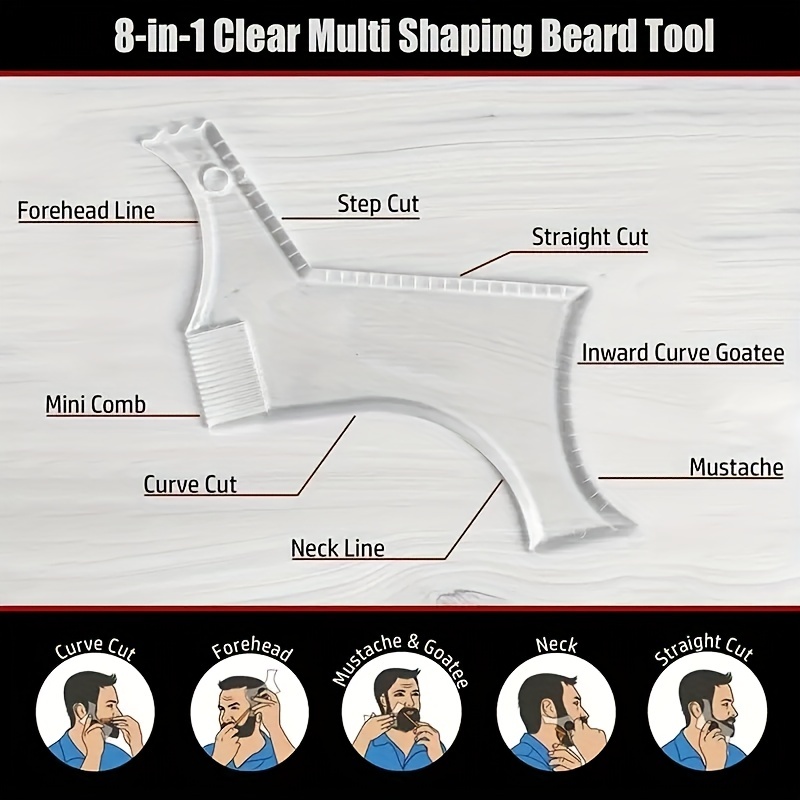 Men Beard Grooming Shaping Too - огляд і ціна Men'S Grooming Guide