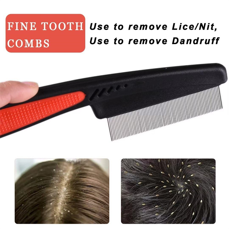 2pcs Dandruff Scalp Psoriasis  - огляд і ціна Comb Fine Tooth