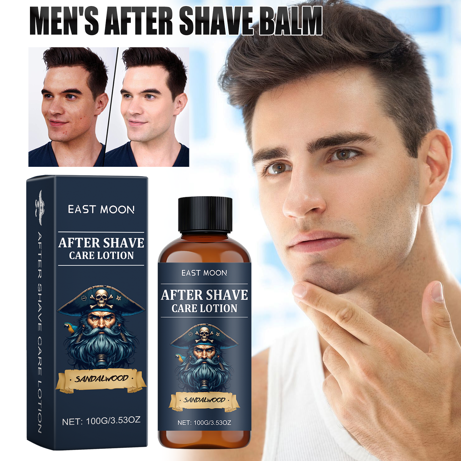 Men After Shave Cream Balm Pos - огляд і ціна Aftershave Balm Mens