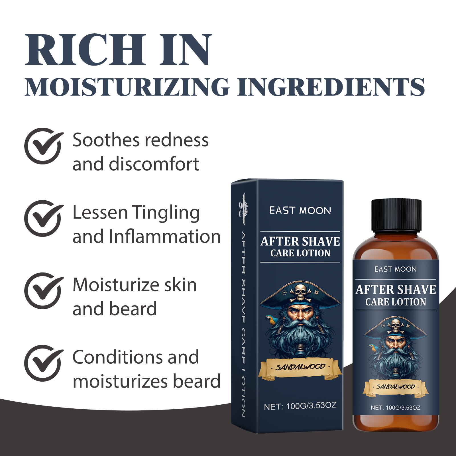 Men After Shave Cream Balm Pos - огляд і ціна Aftershave Balm Mens
