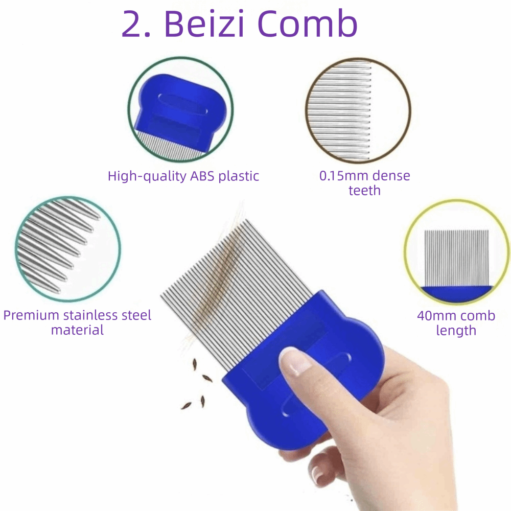 6Pcs/Set ABS Flea Comb Set Fin - огляд і ціна Comb Fine Tooth